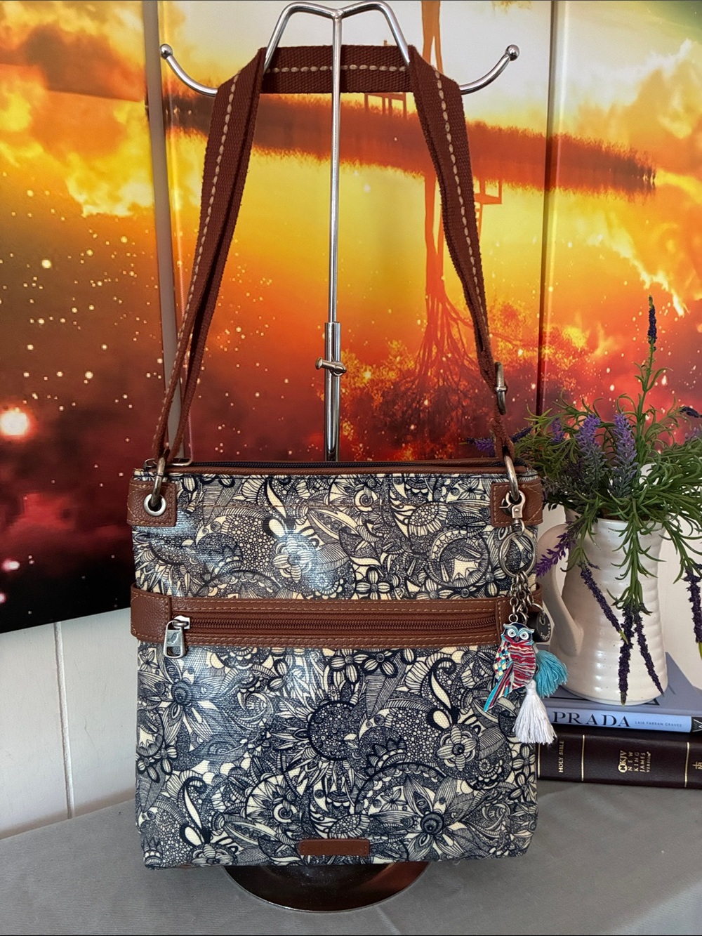 Sakroots Floral Crossbody